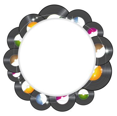 Vinil müzik arka plan