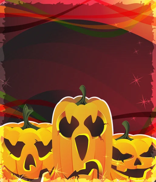 Monstruos de calabaza — Vector de stock