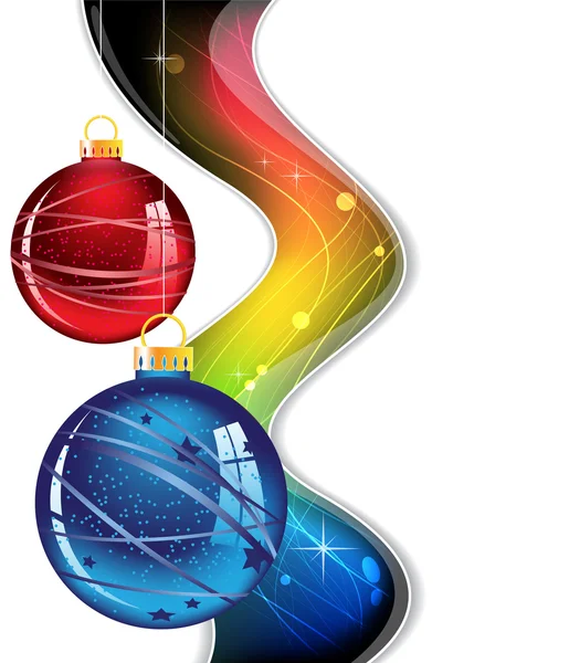 Abstracte kerstversiering — Stockvector