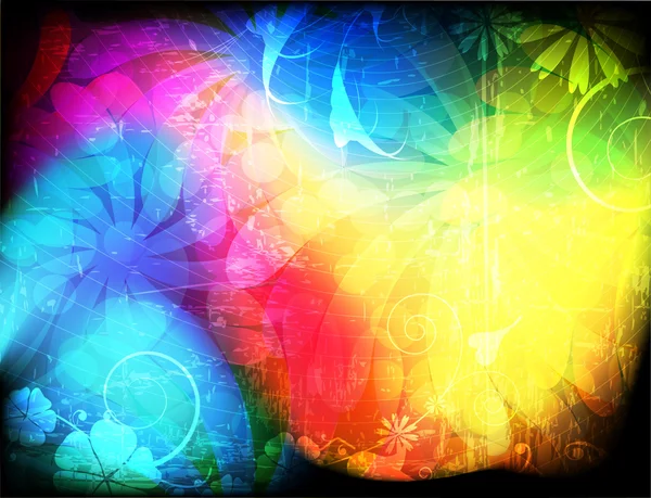 Спектральные элементы цветов — стоковый вектор