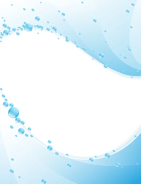Μπλε φόντο νερού — Διανυσματικό Αρχείο