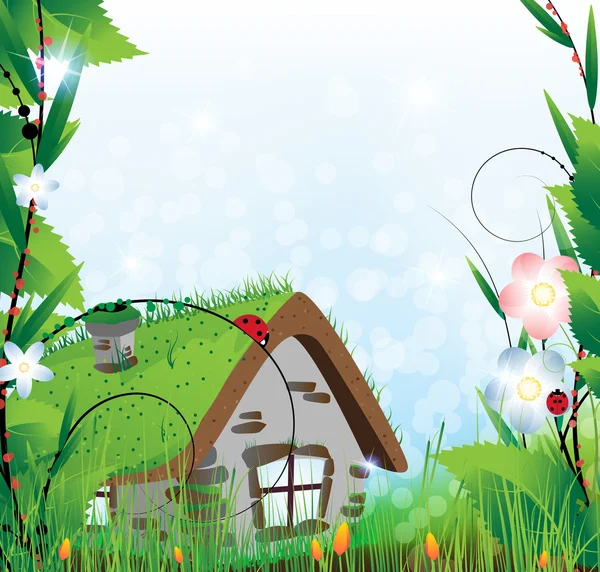 Fairy hous — Stock Vector