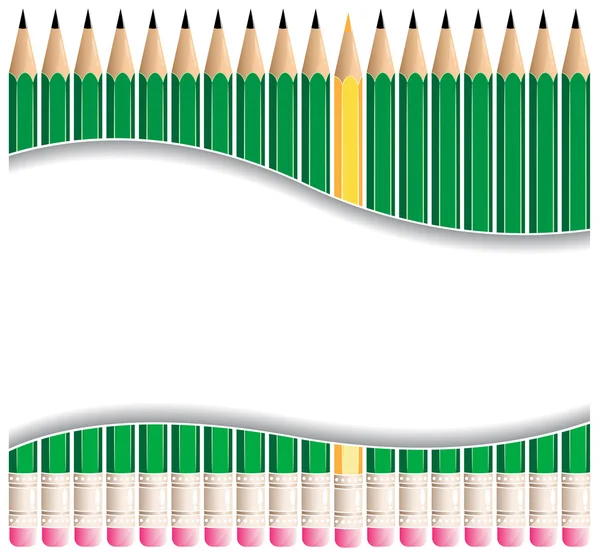 Cornice a matita — Vettoriale Stock