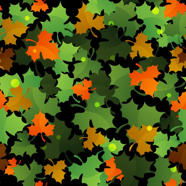 Hojas de otoño — Vector de stock