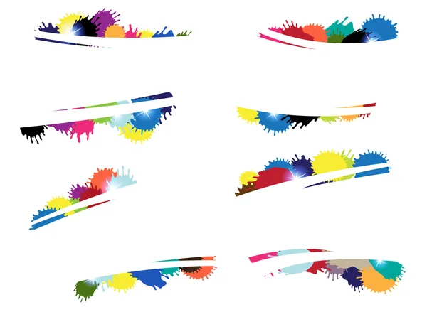 Manchas multicolores — Archivo Imágenes Vectoriales