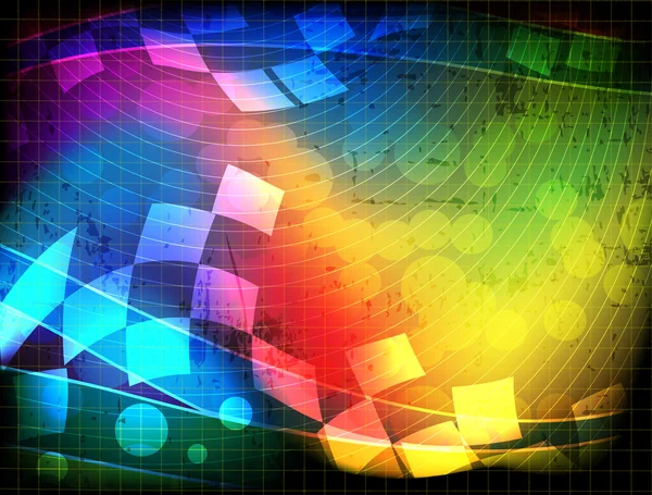 Elementi geometrici spettrali — Vettoriale Stock