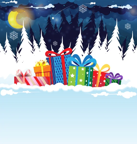 Christmas presents — Stock Vector