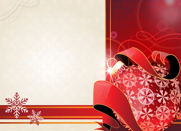レトロなスタイルのクリスマス飾り — ストックベクタ
