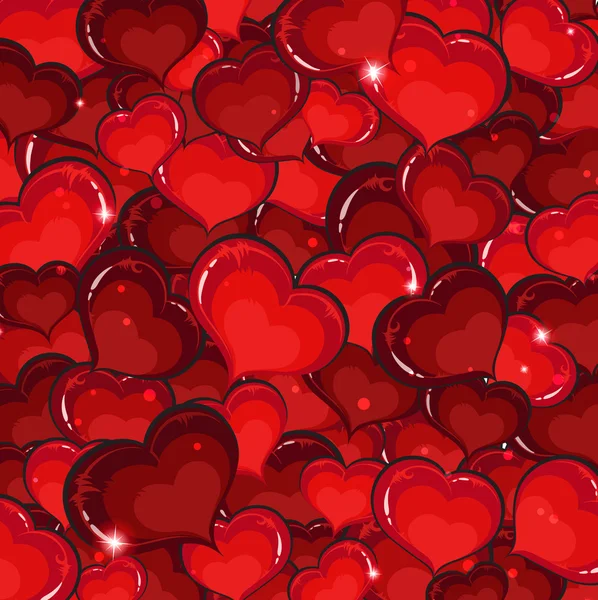 Valentine coeur fond — Image vectorielle