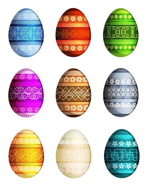 Easter eggs — Stock Vector