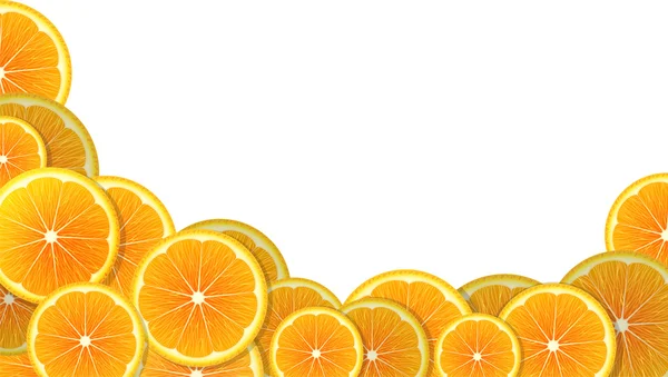 Rodajas de naranja — Archivo Imágenes Vectoriales