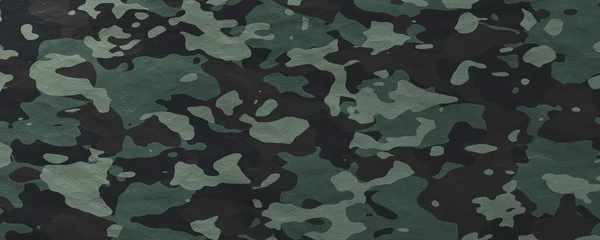 カモフラージュ軍の質感 陸軍ミントグリーン 黒と茶色のパターンの布 — ストック写真