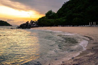 Ta Yai Beach at Larn island (Koh Larn). Beautiful of sea at Chonburi, Thailand.