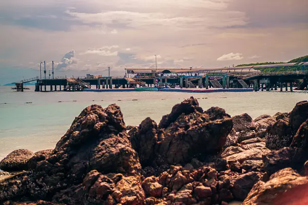 Sangwan Beach Larn Island Koh Larn Beautiful Sea Chonburi Thailand — 图库照片