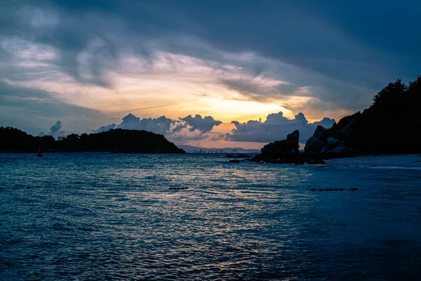 Yai Beach Larn Island Koh Larn Beautiful Sea Chonburi Thailand Stock Photo