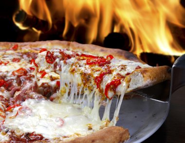 ahşap fırın pizza fırında