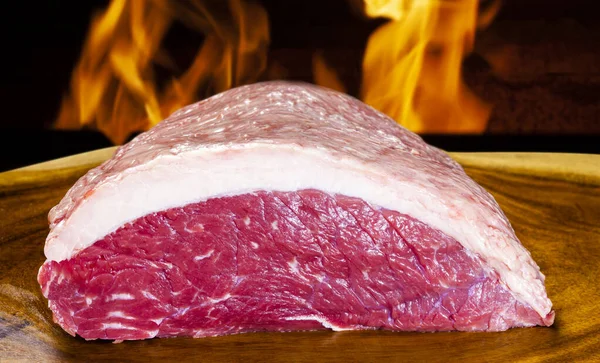 Picanha Brasileira Carne Crua — Fotografia de Stock