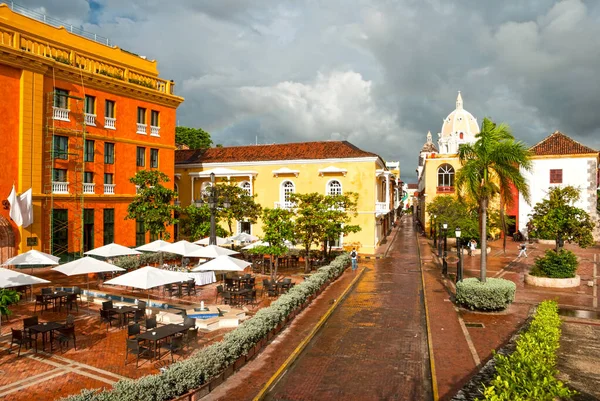 Widok Cartagena Indias Kolumbia — Zdjęcie stockowe