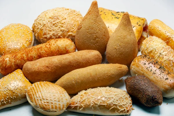 Brazilian Snack Coxinha Empada Kibe — Stock Photo, Image