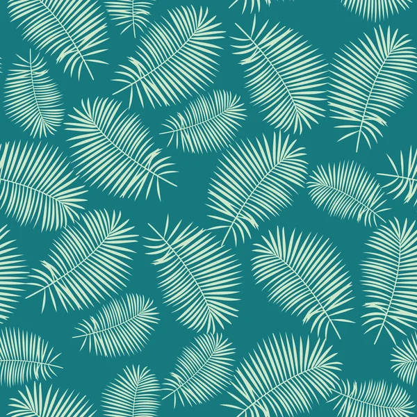 Роскошные Тропические Пальмовые Листья Природа Дизайн Шаблона Линии Искусства Ручной — стоковый вектор