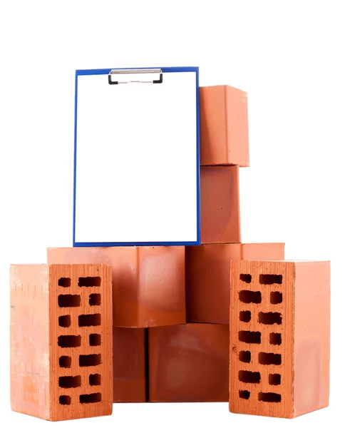 Clay bricks — Stock Photo, Image