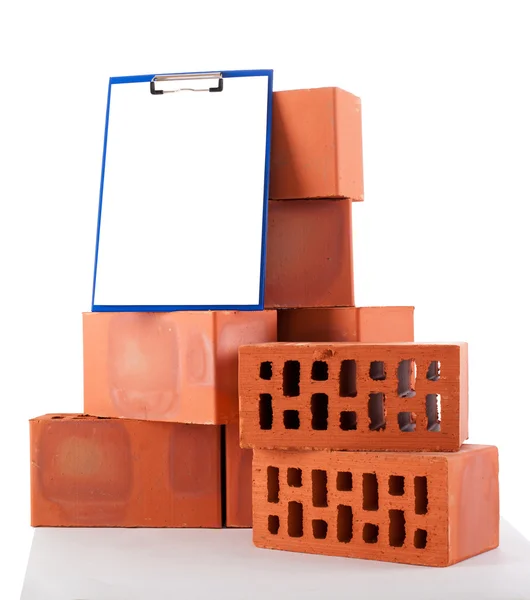 Clay bricks — Stock Photo, Image