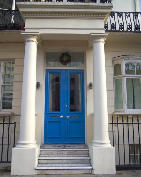 Puerta azul, jardines de Sussex, Londres —  Fotos de Stock