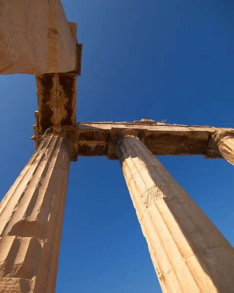 Ancient Roman forum gate perspectiva extrema — Fotografia de Stock