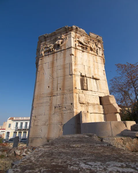 Oude Romeinse wind toren, Athene — Stockfoto