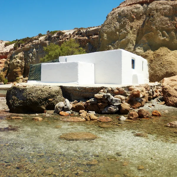 Casa del pescador junto al mar —  Fotos de Stock