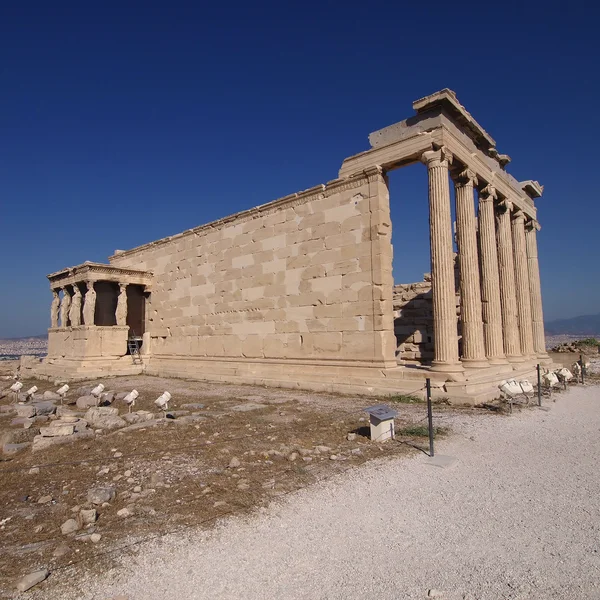 Αρχαίος ελληνικός ναός του Ερεχθείου — Φωτογραφία Αρχείου