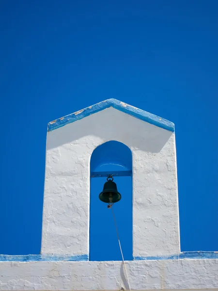 Věž kostela řecký — Stock fotografie