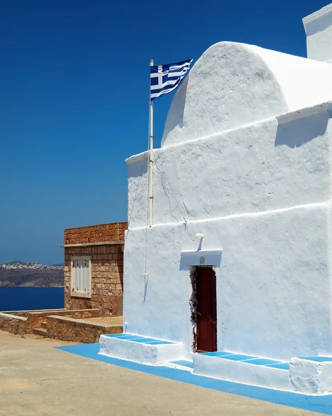 Kostel v řeckém ostrově — Stock fotografie