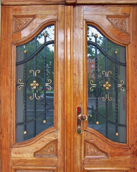 Vintage wooden door — Stock Photo, Image