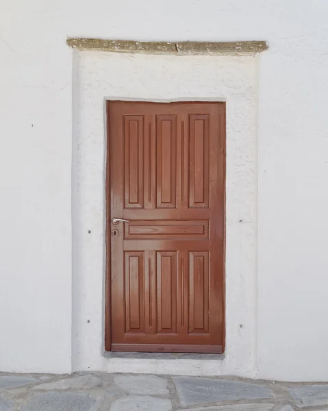 Hauseingang auf einer Mittelmeerinsel — Stockfoto