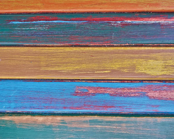 Strisce di legno colorato — Foto Stock