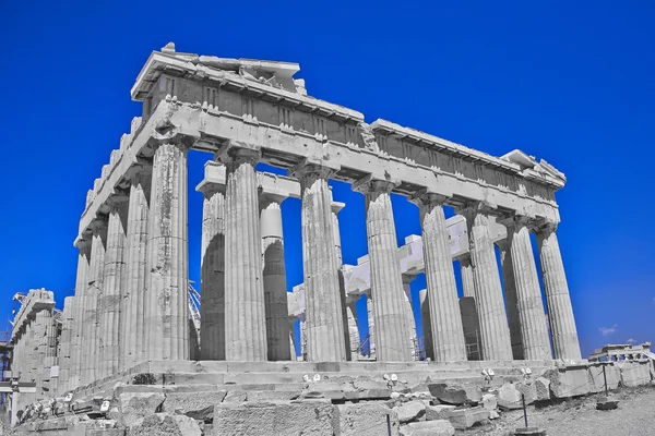 Parthenon, starověký řecký chrám, Atény Řecko — Stock fotografie