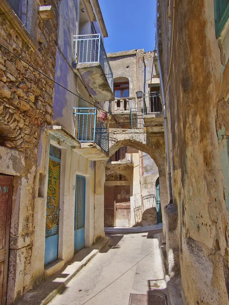 Picturesque alley, Greece — Stock Photo, Image