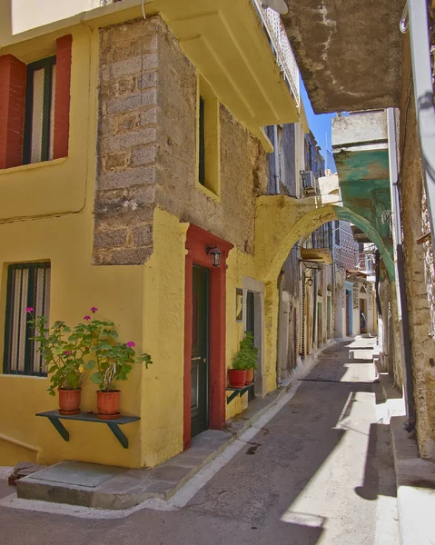 Alley, Sakız Adası, Yunanistan — Stok fotoğraf