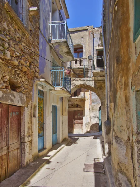 Pittoresco vicolo, isola di Chios — Foto Stock