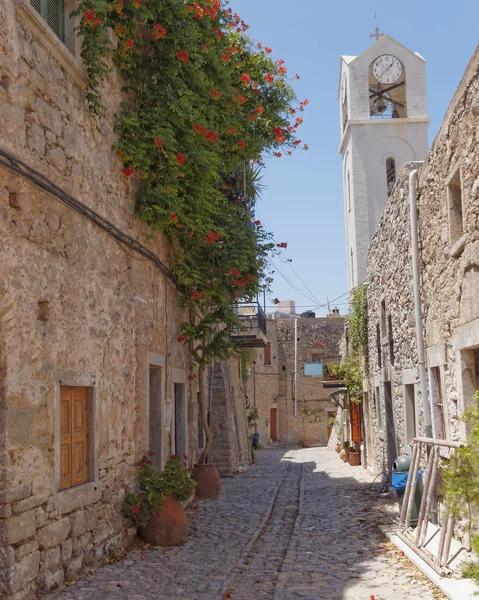 Pitoresk alley, Yunanistan — Stok fotoğraf