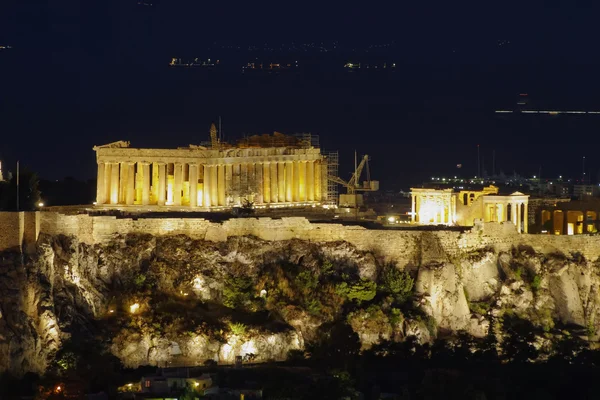 Pártenon na Acrópole de Atenas, Grécia — Fotografia de Stock