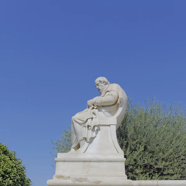 Platón la estatua filosofal — Foto de Stock