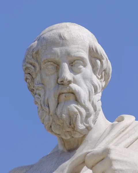 플라톤 철학자 동상 — 스톡 사진