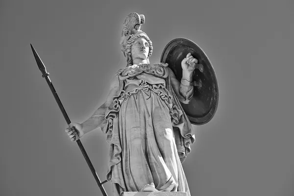Athena, die antike griechische Göttin der Weisheit und Wissenschaft — Stockfoto