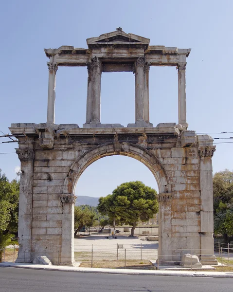 Hadrian Kapısı, Atina Yunanistan — Stok fotoğraf