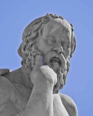 Socrates the Greek philosopher clipart