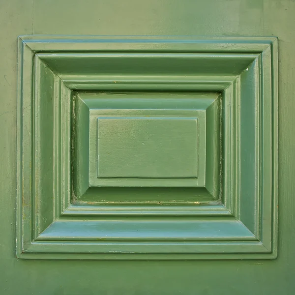 木製の緑のドア — ストック写真