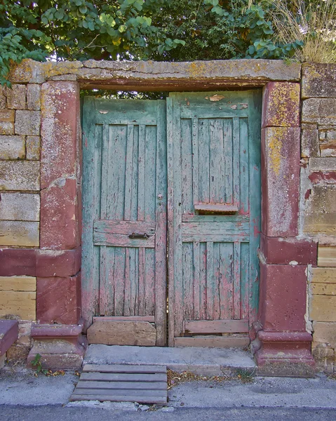 Evin girişinde, Sakız Adası, Yunanistan — Stok fotoğraf