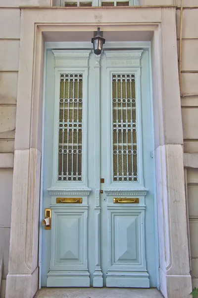 Casa porta, Atenas Grécia — Fotografia de Stock